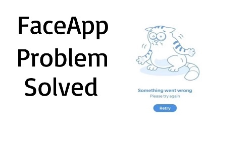 face app something went wrong