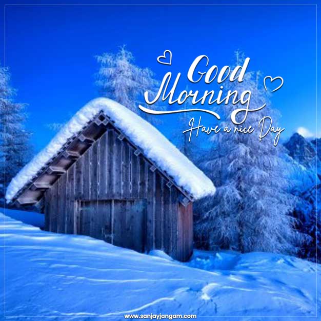 good morning winter images