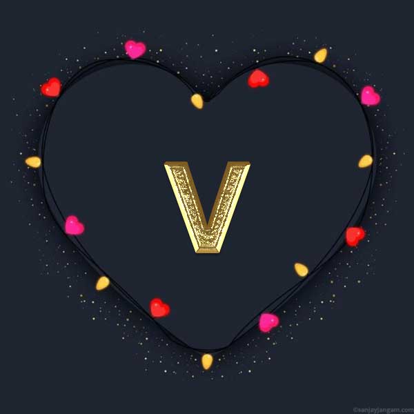 v letter dp for whatsapp