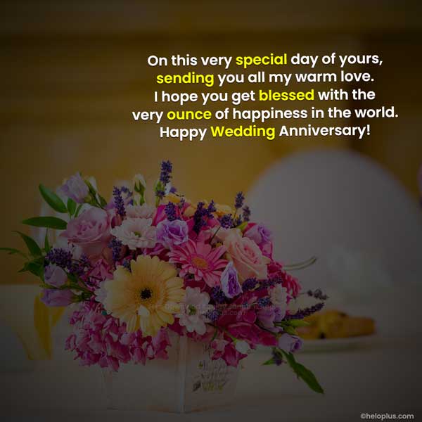 anniversary wishes for wife in english