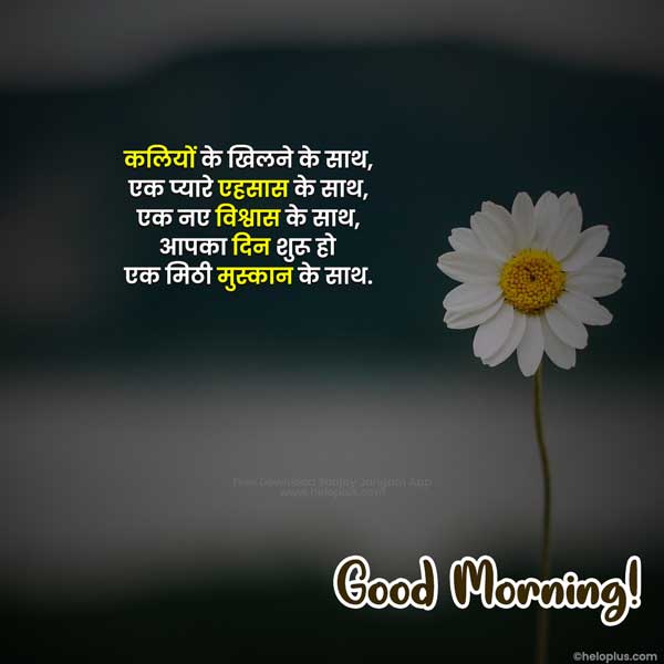 good morning messages for friends in hindi