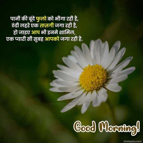 good morning msg in hindi