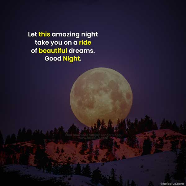 good night quotes in english