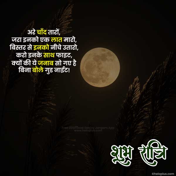 heart touching good night messages for friends in hindi