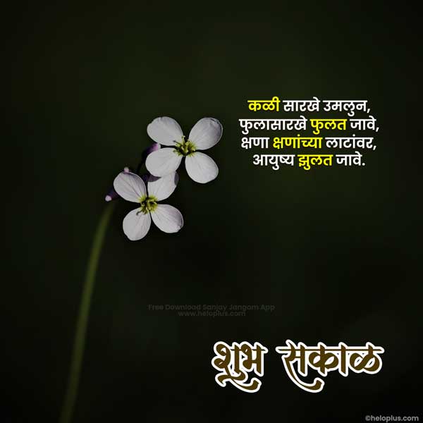 marathi good morning message