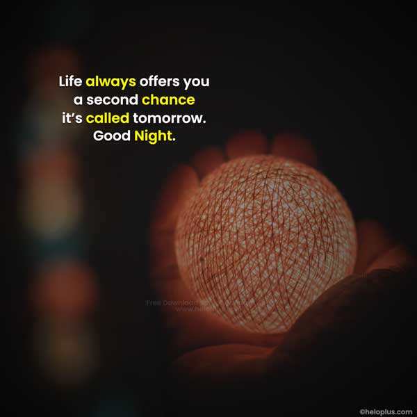 meaningful good night quotes in english