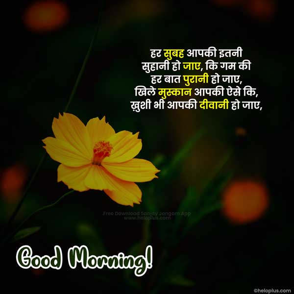 morning wishes in hindi