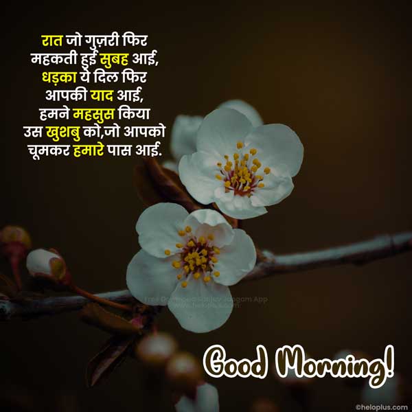 positive good morning message in hindi