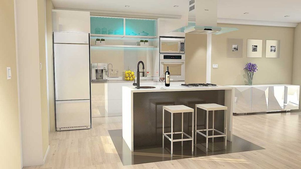 open kitchen