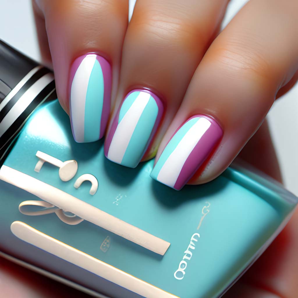 bright summer nails