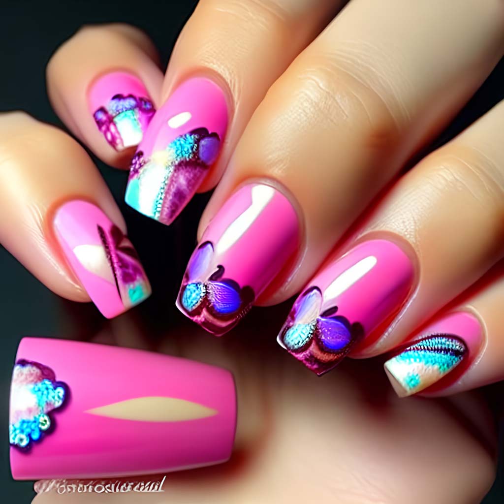 shorties nails square