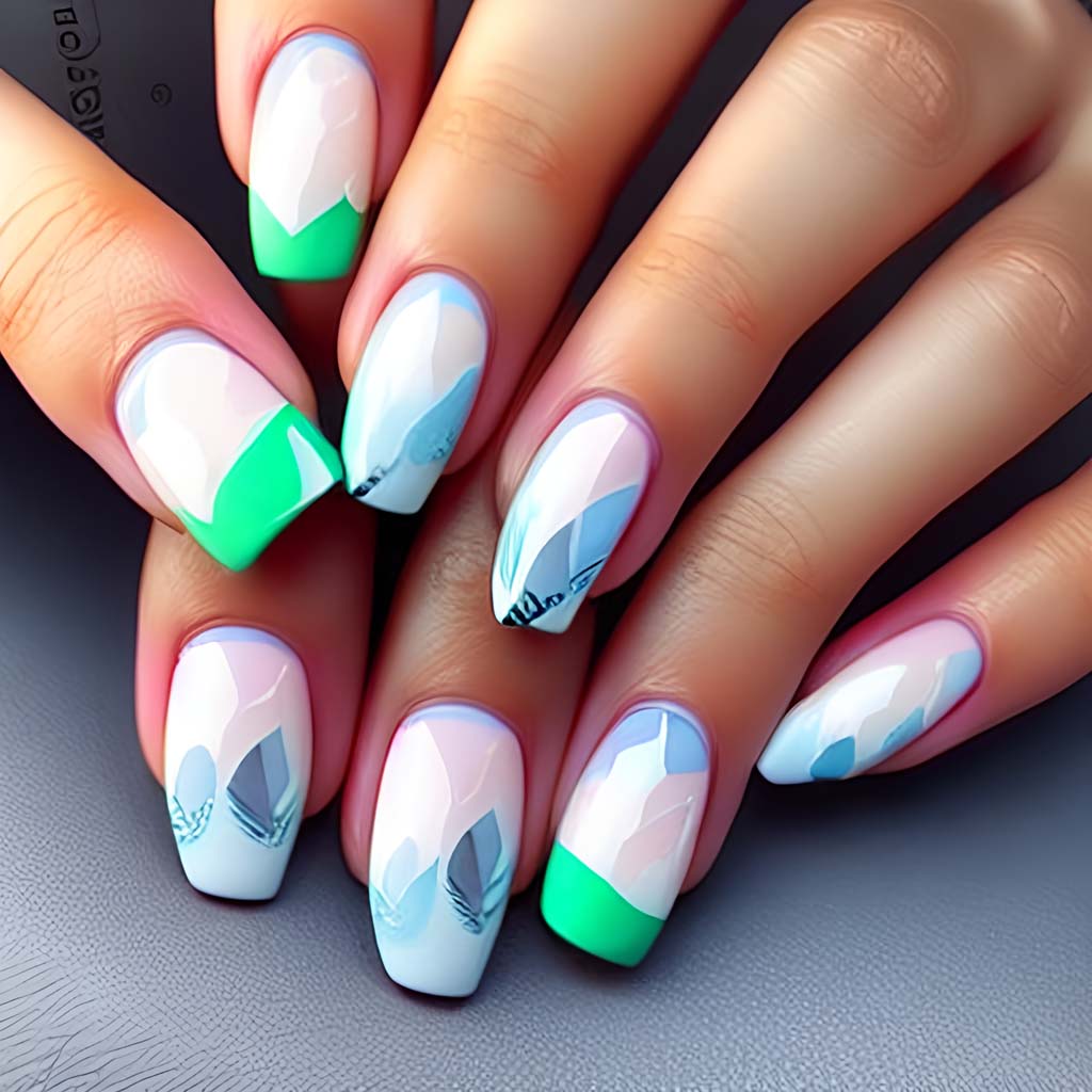 summer gel nails