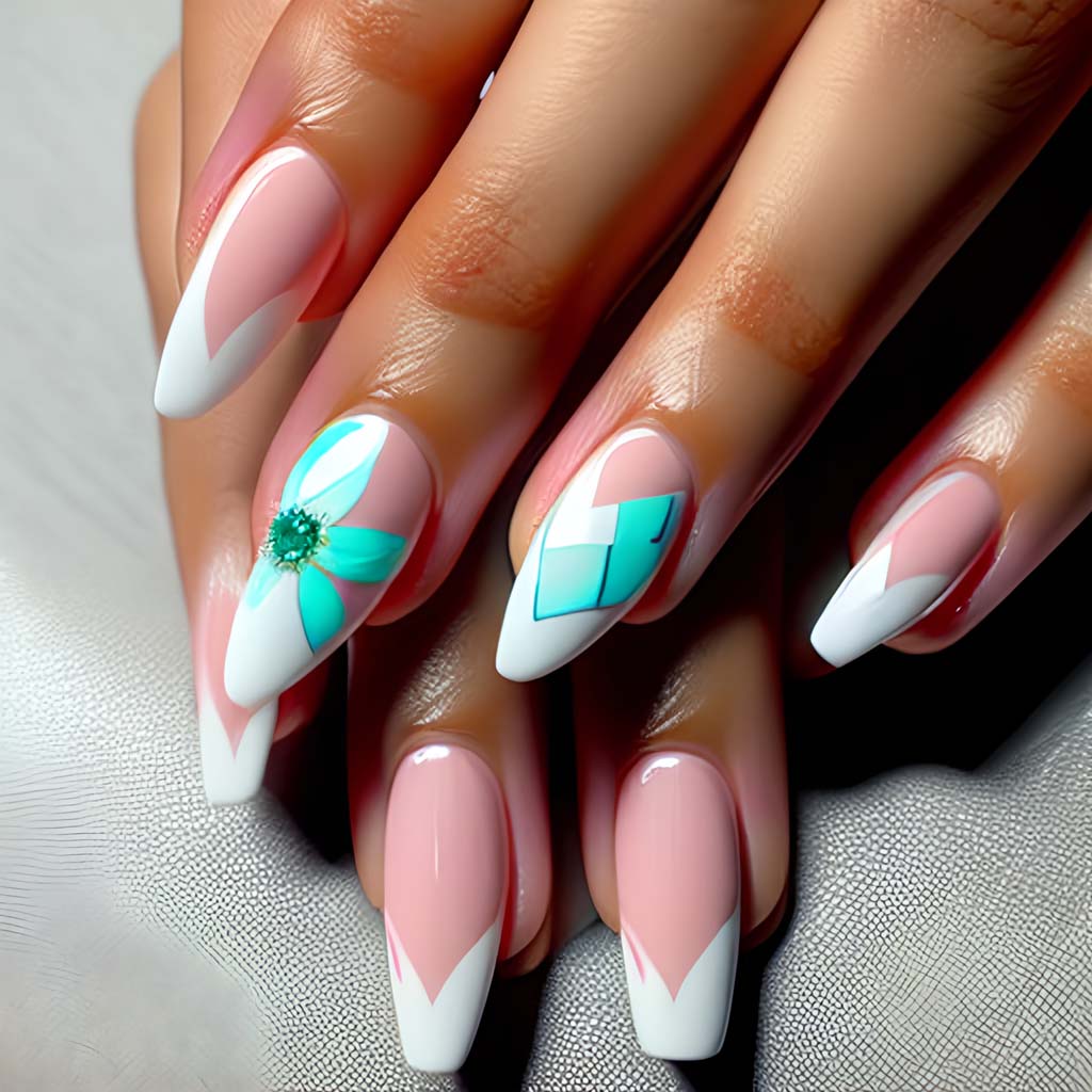 summer short nails