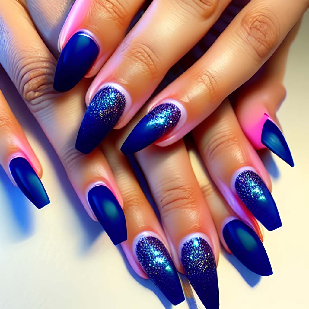 white summer nails